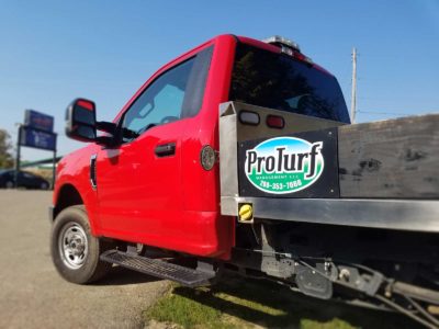 pro turf management truck